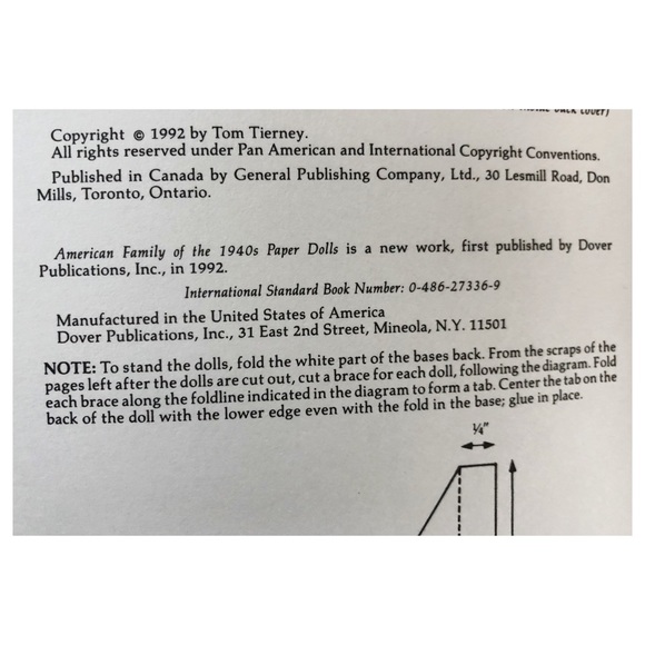 American Family of the 1940s Paper Dolls - Picture 3 of 7